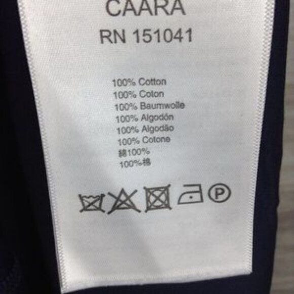 CAARA Serra Fit & Flare Dress In Blue size L - Picture 6 of 6